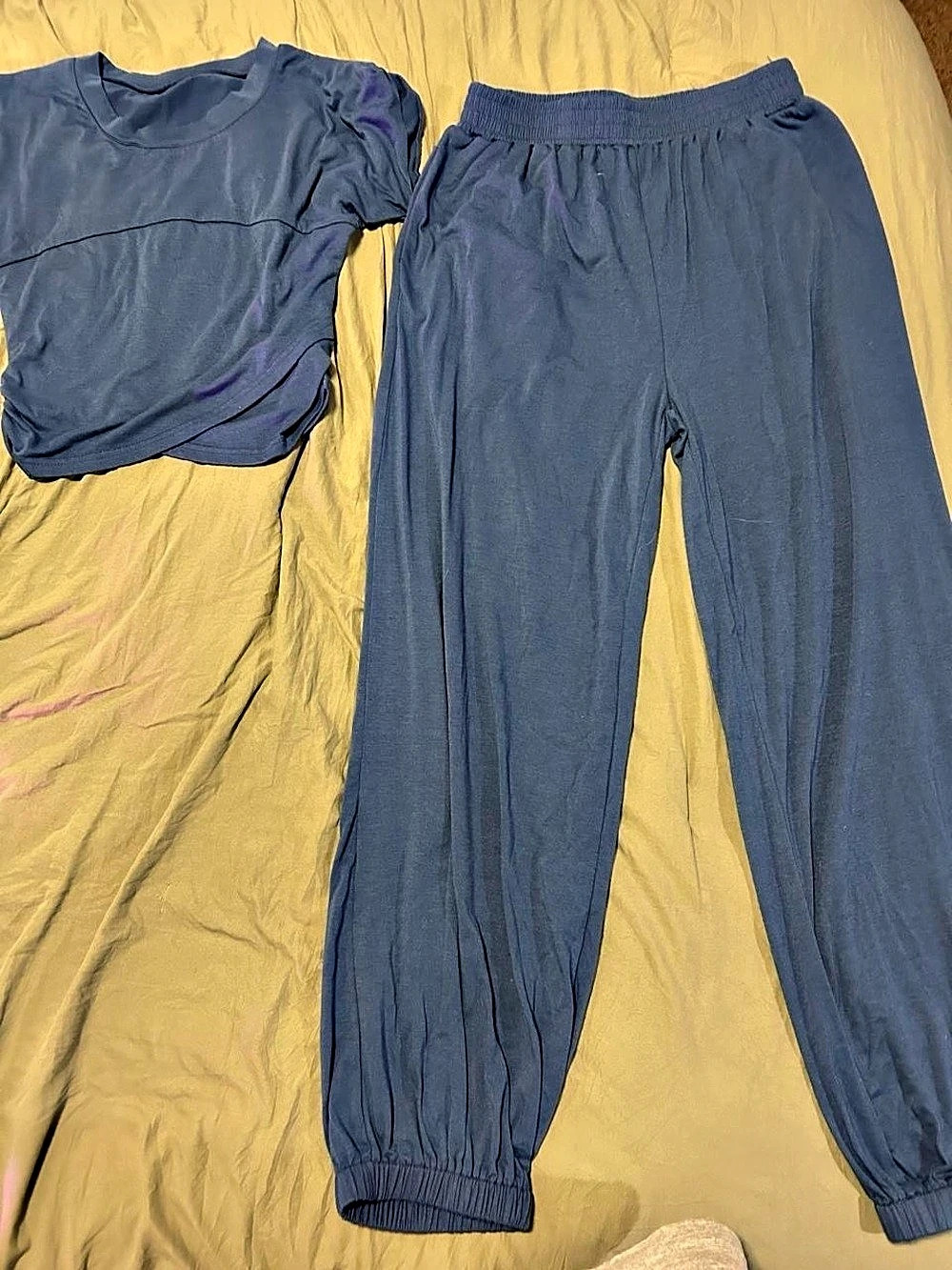 Blue Athletic Jogger Set